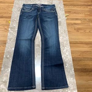 Express re-rock boot cut jeans size 8